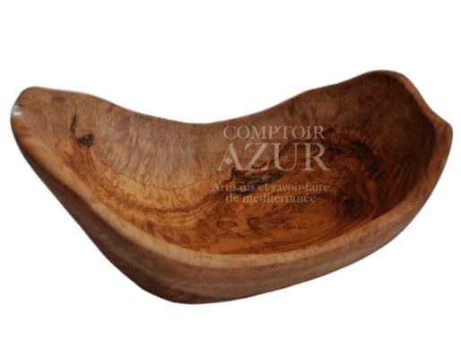 Saladier original en bois d'olivier