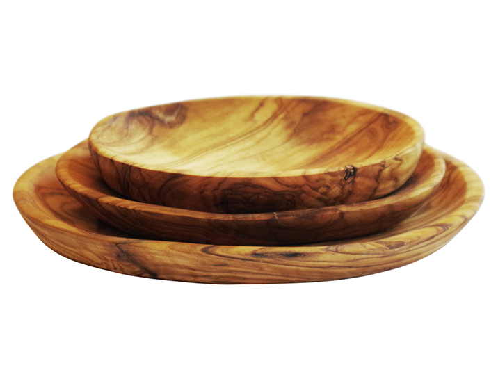 présentoir en bois d'olivier