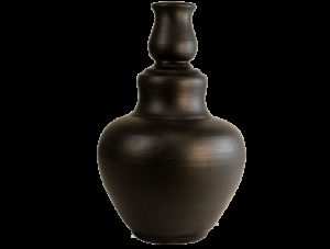 grand vase noir en terre cuite cadeau artisanal cadeau artisanal grand vase noir en terre cuite