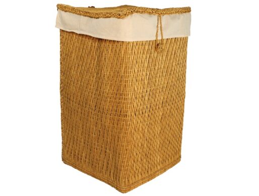 corbeille a linge sale en jonc