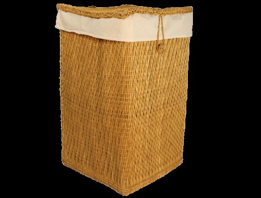 corbeille a linge sale en jonc