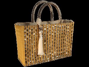 sac à main cuivre et jonc idée cadeau artisanal idée cadeau artisanal sac à main cuivre et jonc