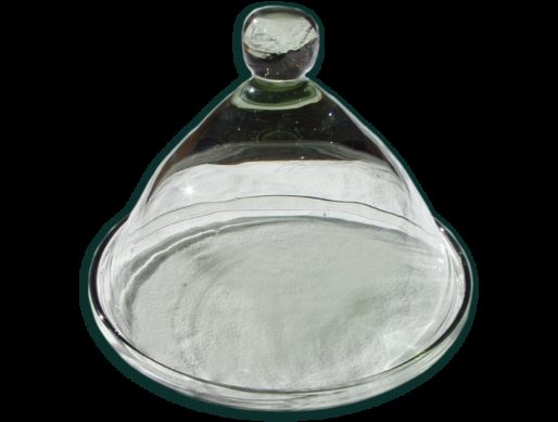 Petite cloche en verre soufflé incolore 3