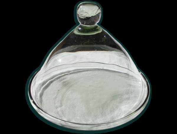 Petite cloche en verre soufflé incolore 3