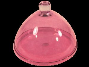 michèle gay Cloche en verre soufflé rose Cloche en verre soufflé rose michèle gay