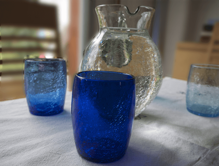 verre a eau bleu verre a eau bleu