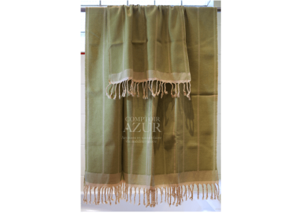 Fouta vert anis unie-2