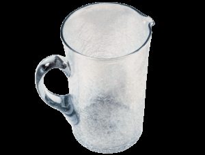 Carafe en verre souffle incolore 2