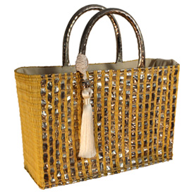 idee cadeau artisanal sac a main femme cuivre jonc