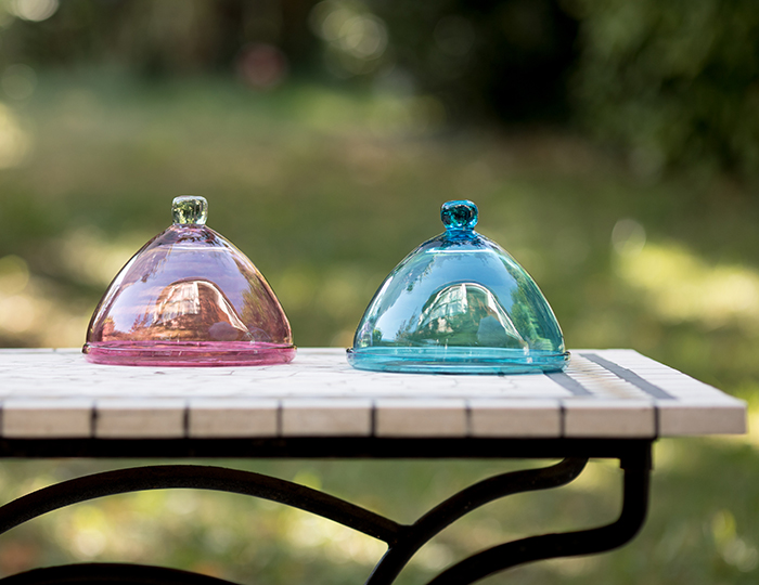 Cloches en verre soufflé