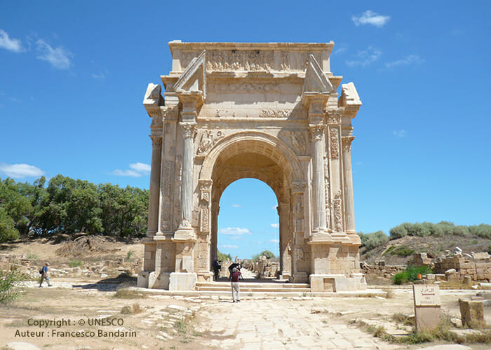 leptis magna patrimoine menacé patrimoine menacé : leptis magna